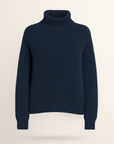 Marigold | Women's High Neck Knit Sweater – Cozy & Elegant Long Sleeve Design