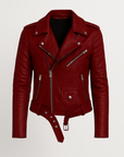 Pauline | Women's Leather Jacket – Vintage Style with Zipper Closure – Timeless & Versatile