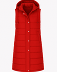 Cassidy | Puffer Vest Jacket - Quilted Insulation - Snap Button Closure