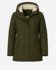 Dana | Women’s Elegant Long Coat - Luxurious Fur Lining - Tailored Fit - Winter Warmth