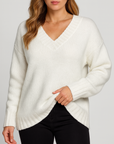 Meluvie | Oversized V-Neck Sweater