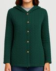 Meluvie | Quilted Hooded Sweatshirt