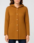 Meluvie | Quilted Hooded Sweatshirt
