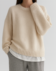 Meluvie | Oversized Wool Pullover Sweater