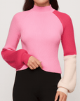 Meluvie | Oversized ribbed knit pullover sweater