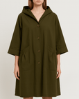 Meluvie | Oversized hooded trench coat